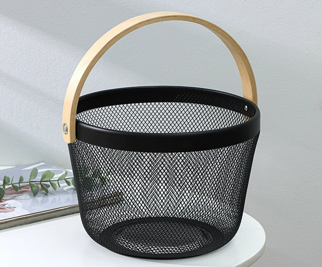 Fruit Basket Gold Round